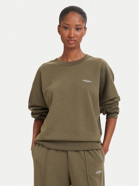 adidas adidas Суитшърт Seasonal Essentials Colorpop KV6861 Зелен Regular Fit