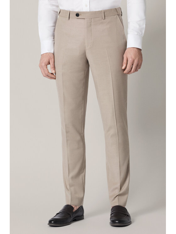 Lancerto Lancerto Garnitur Alessandria GA073126000002 Beżowy Slim Fit