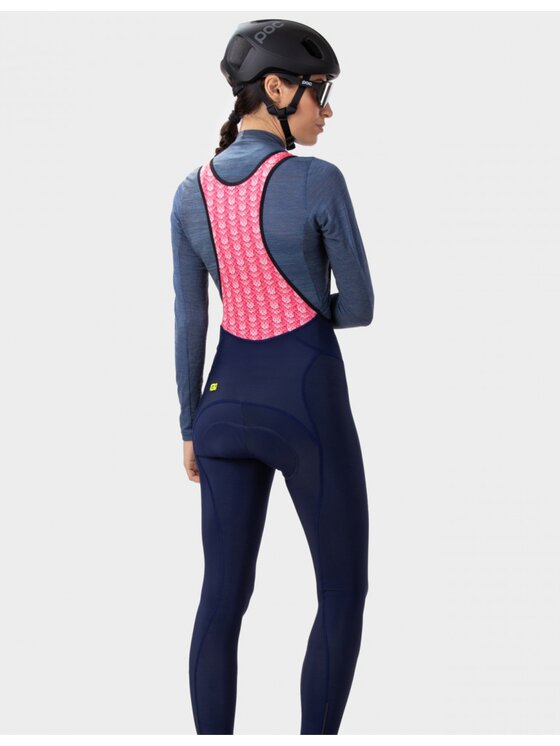 Alé Cycling Alé Cycling Spodnie outdoor Solid Essential Bib Granatowy Fitted Fit