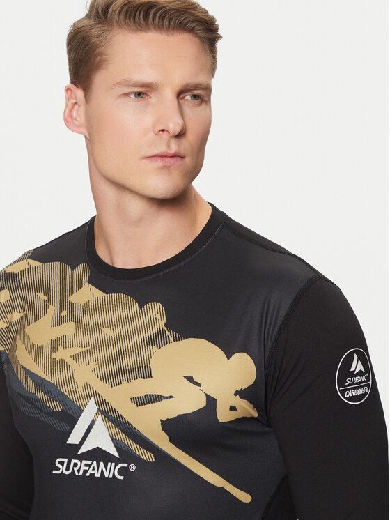 Surfanic Surfanic Termoaktív felső SWU1603 Fekete Slim Fit