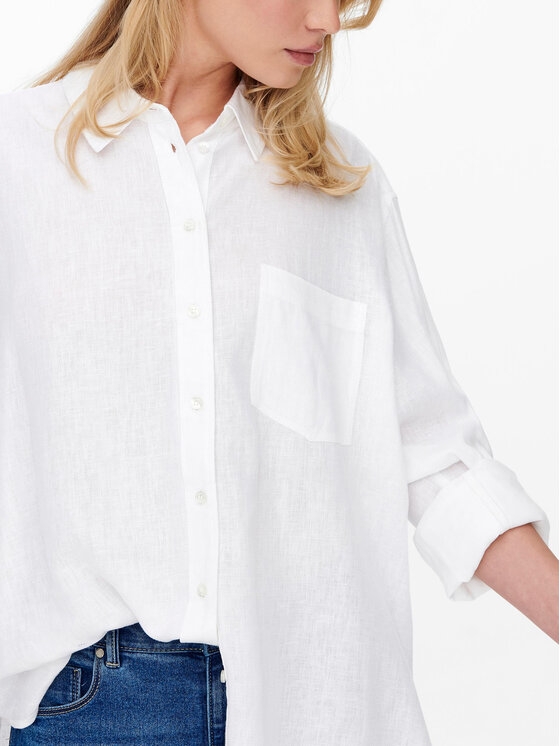 ONLY ONLY Camicia 15259585 Bianco Regular Fit