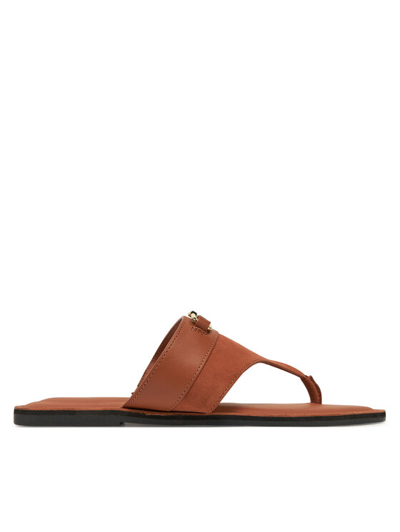 Flip flop Tommy Hilfiger Femei, Mărimea: 40, Maro, FW0FW08506