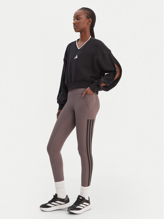 adidas adidas Felpa Stadium KC4980 Nero Loose Fit