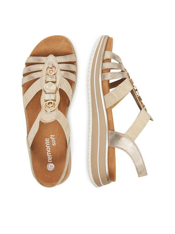 Remonte Remonte Sandalen D1J60-91 Goldfarben