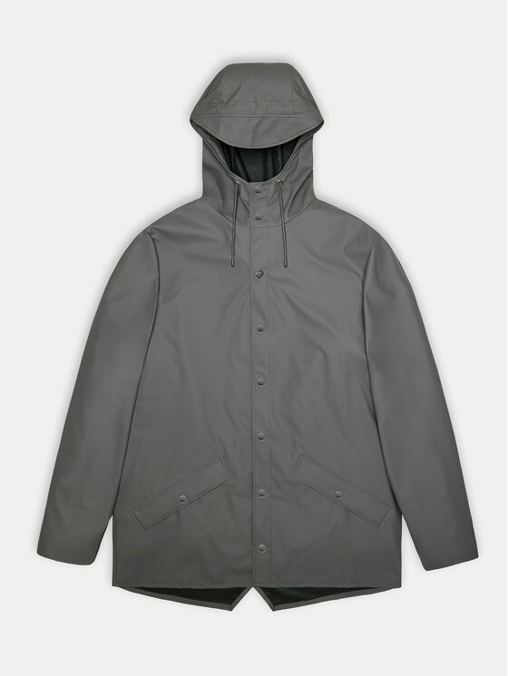 Rains Rains Nepremokavá bunda Jacket W3 12010 Sivá Regular Fit