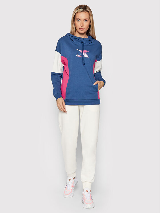 Diadora Diadora Bluza Lush 102.177781 Niebieski Regular Fit