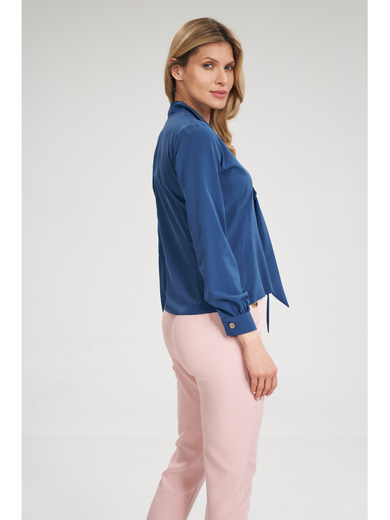 FIGL FIGLFIGL Blusa M700 Blu scuro Regular Fit