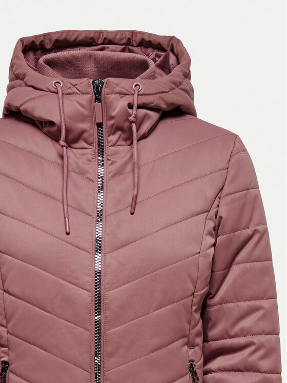 JDY JDY Pūkinė striukė Ebonie 15328268 Rožinė Regular Fit