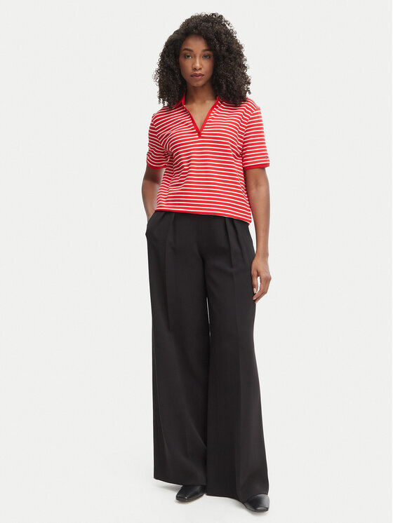 Tommy Hilfiger Tommy Hilfiger Polo marškinėliai WW0WW48720 Raudona Relaxed Fit
