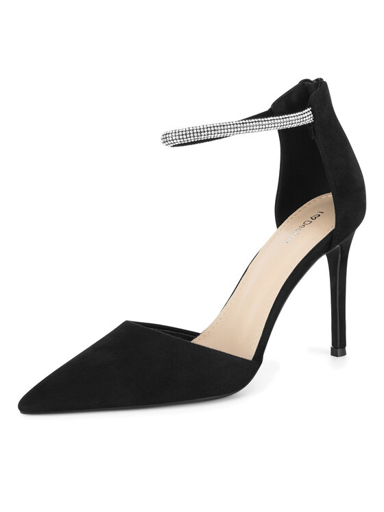 DeeZee DeeZee Pantofi cu toc subțire BG-1818 Negru