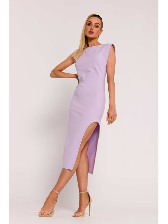 Made of Emotion Made of Emotion Večerní šaty M787 Fialová Generous Fit