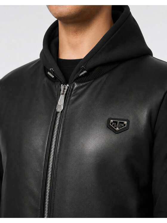 PHILIPP PLEIN PHILIPP PLEIN Bomber 31548 Nero Regular Fit