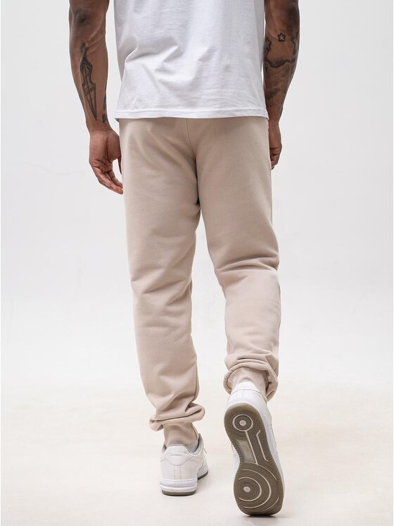 Jigga Wear Jigga Wear Spodnie dresowe 131094 Beżowy Regular Fit