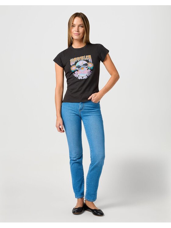 Wrangler Wrangler Jeansy SLIM Niebieski Straight Leg