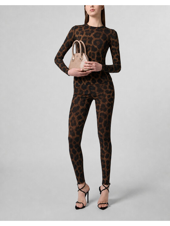 PHILIPP PLEIN PHILIPP PLEIN Body 32190 Hnědá Skin Tight Fit