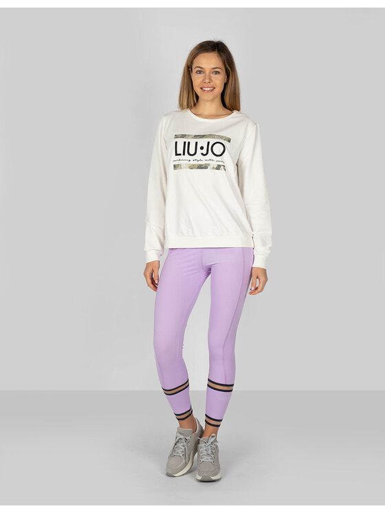 Legginsy Trussardi, Rozmiar S, Fioletowe, 44P00014