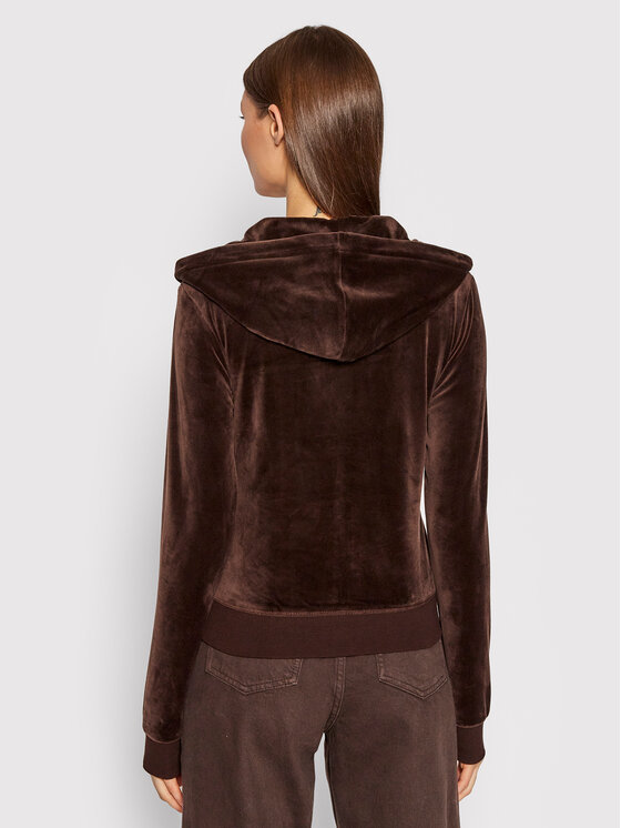 Juicy Couture Juicy Couture Bluza Robertson JCAP176 Brązowy Slim Fit