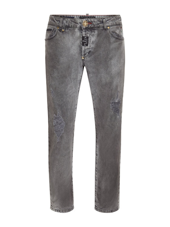 PHILIPP PLEIN PHILIPP PLEIN Jeansy 18807 Szary Skinny Fit