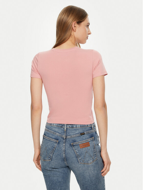 Guess Jeans Guess Jeans T-Shirt W5RI59 J1314 Różowy Regular Fit