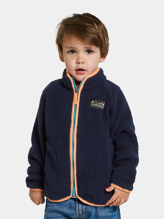 Didriksons Džemperis ar kapuci Gibbs Kids Full-Zip 504992 Tumši zils Regular Fit