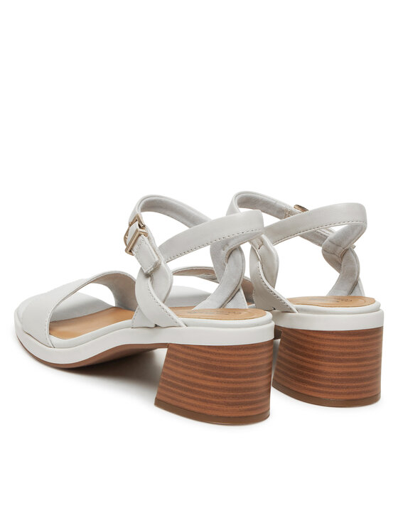Clarks Clarks Sandały Jaylan Ray 26181660 Biały