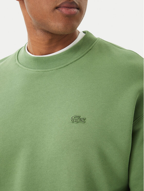 Lacoste Lacoste Mikina SH7745 Světle zelená Regular Fit