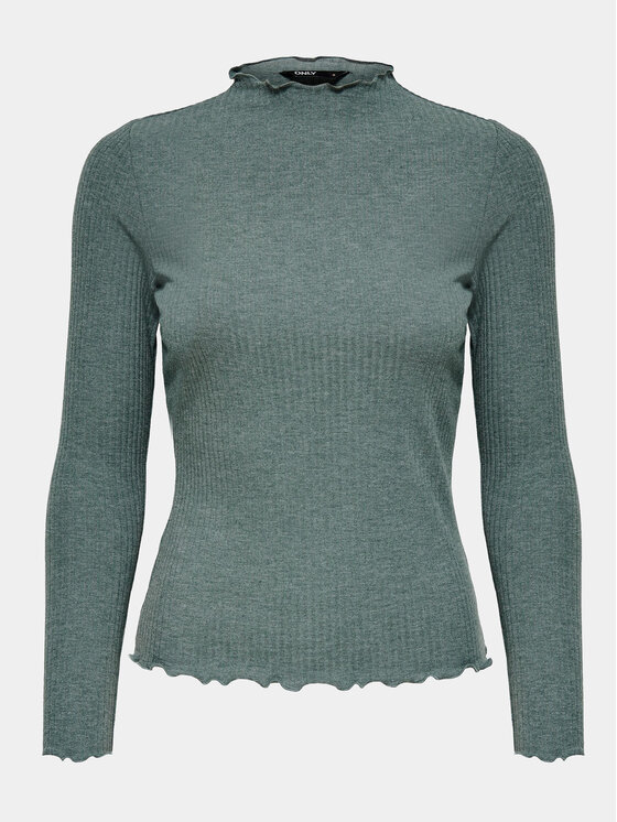 ONLY ONLY Majica Emma 15180040 Zelena Slim Fit