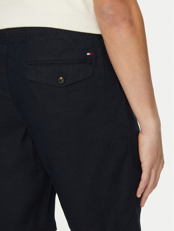 Tommy Hilfiger Tommy Hilfiger Kratke hlače Harlem MW0MW37804 Tamnoplava Regular Fit