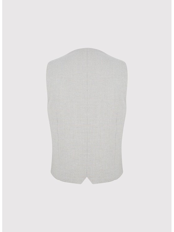 Pako Lorente Pako Lorente Kamizelka garniturowa P25WF-8X-006 Beżowy Slim Fit