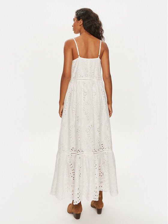 YAS YAS Rochie de vară Luma 26032686 Alb Regular Fit