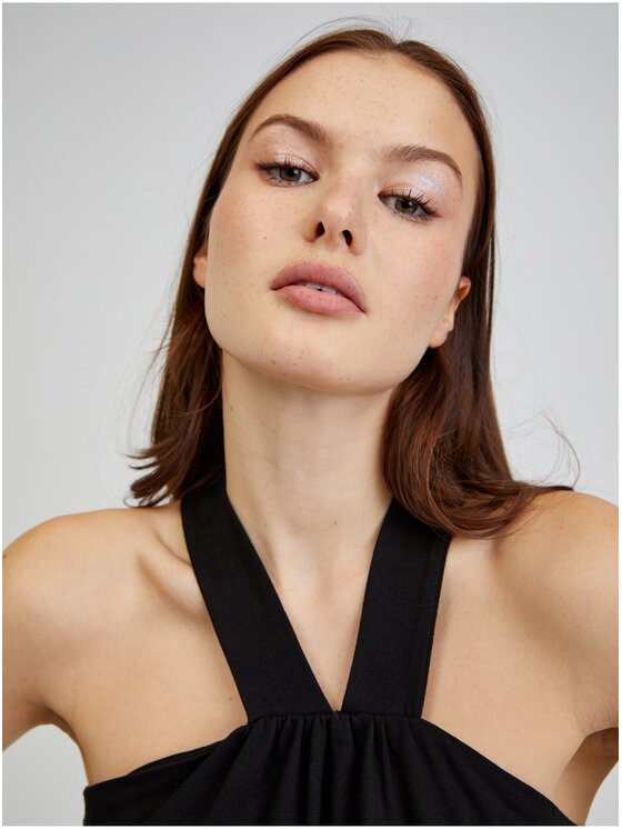 Orsay Orsay Top 103154-660000__M Czarny Regular Fit
