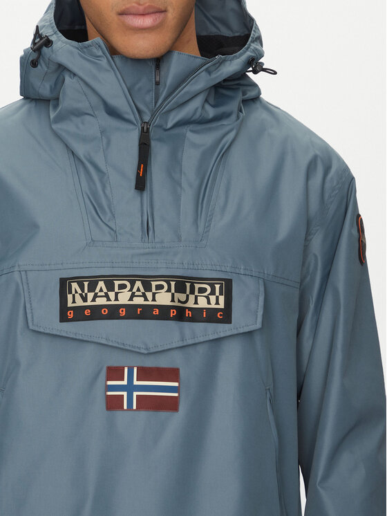 Napapijri Napapijri Kurtka anorak Rainforest Next Sum NP0A4ILW Niebieski Loose Fit