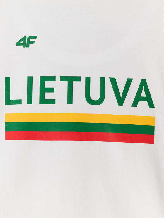 4F 4F T-Shirt TEAMWEAR Biały Regular Fit