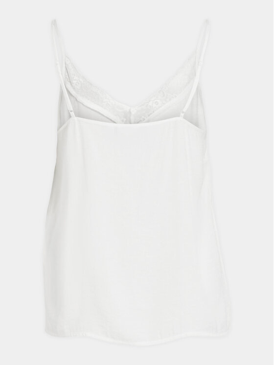 Vila Vila Top Cava 14084535 Alb Regular Fit