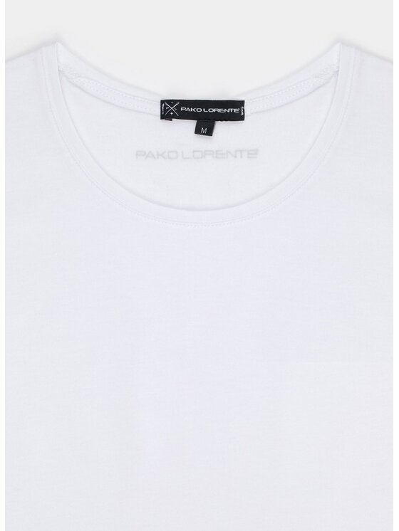 Pako Lorente Pako Lorente Longsleeve P000B-TL-006 Biały Slim Fit