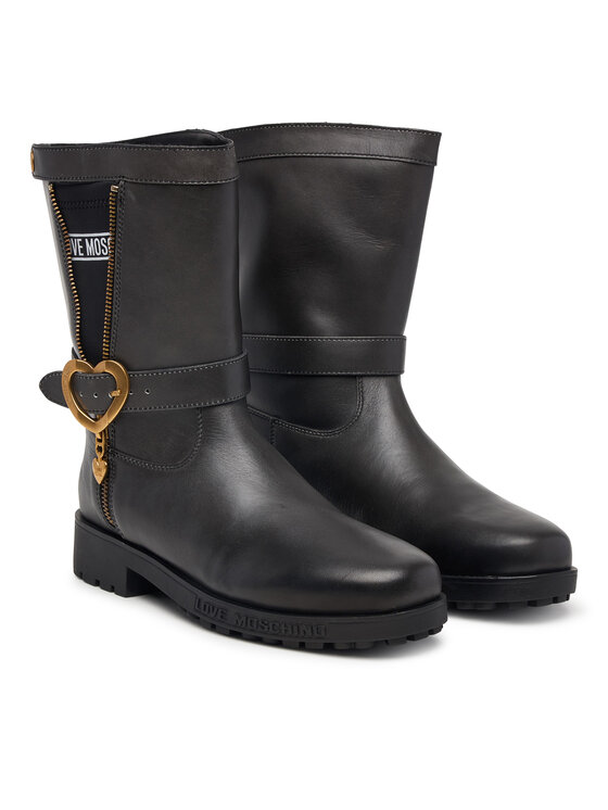 LOVE MOSCHINO LOVE MOSCHINO Členková obuv JA24174G0PIJ100A Čierna