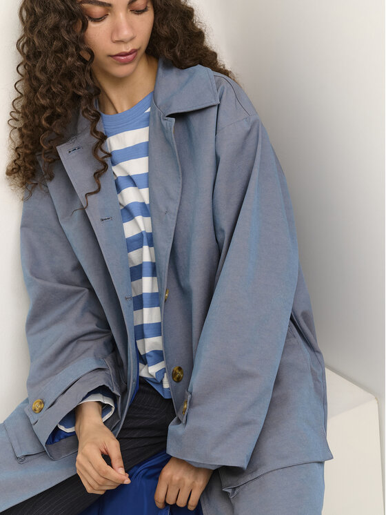 Karen by Simonsen Karen by Simonsen Trenčkot GroovyKB 10104272 Modra Casual Fit