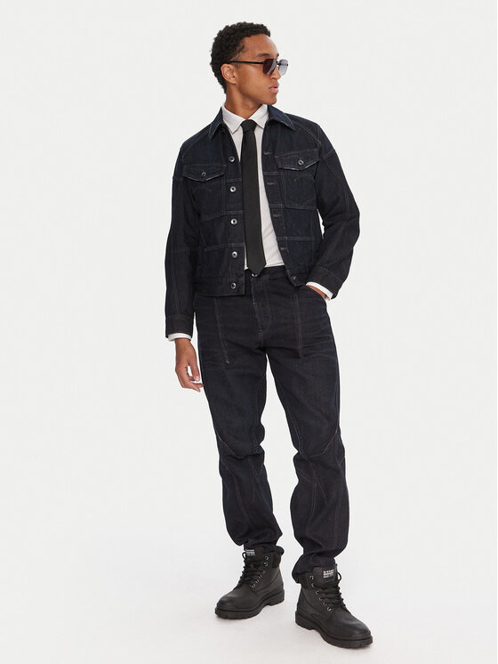 G-Star Raw G-Star Raw Kurtka jeansowa Kitoh 3D D27404-E207 Granatowy Regular Fit
