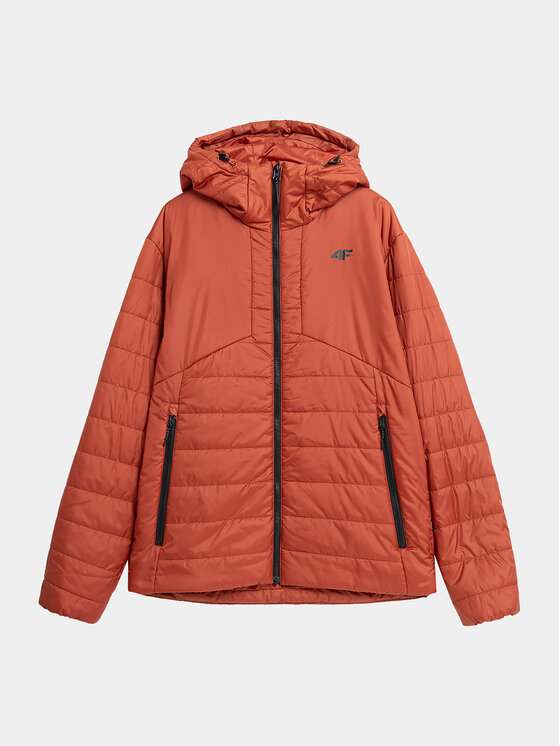 4F 4F Зимова куртка 4FAW23TDJAM245 Коричневий Regular Fit