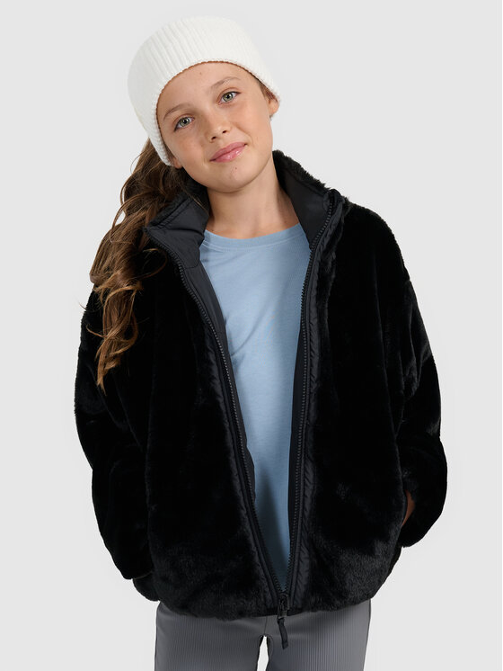 4F 4F Kurtka puchowa OUTERWEAR Czarny Regular Fit