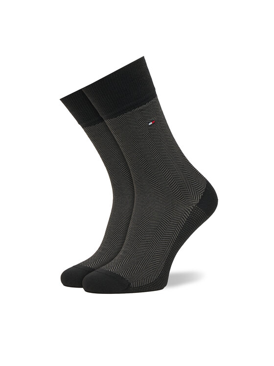 Tommy Hilfiger Tommy Hilfiger Lange Socken 701235374 Schwarz