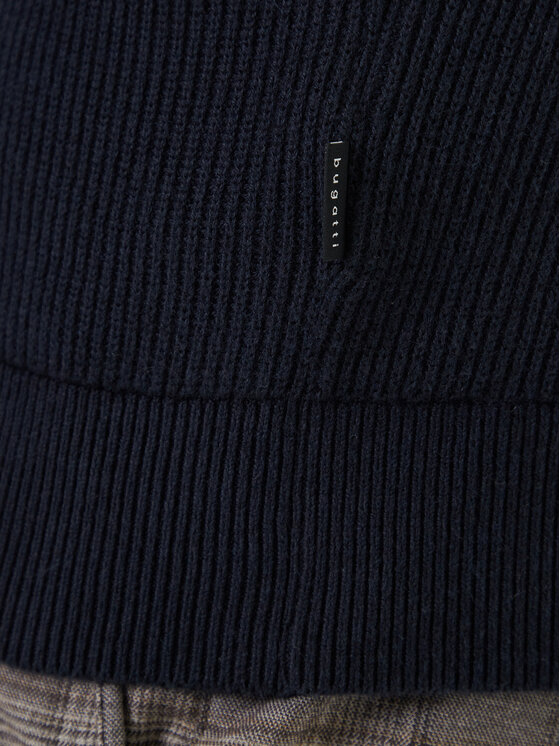 Bugatti Bugatti Pullover 7500-85525D Dunkelblau Regular Fit
