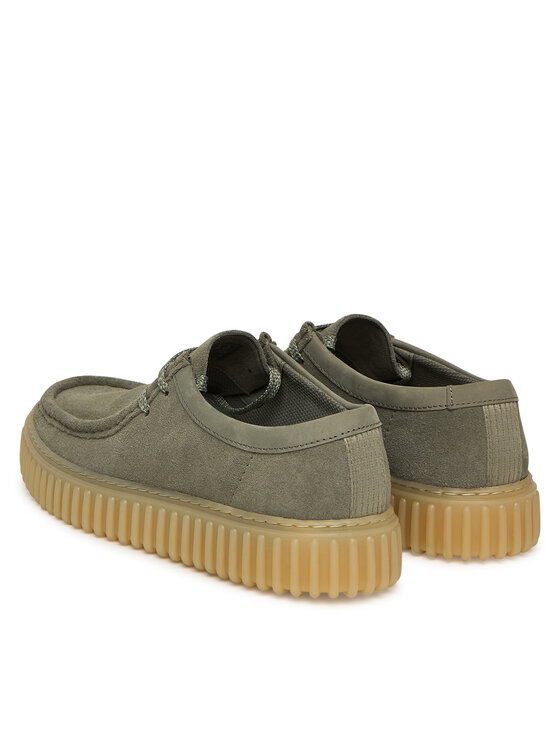 Clarks Clarks Īsi apavi Torhill Lo 26184642 Zaļš