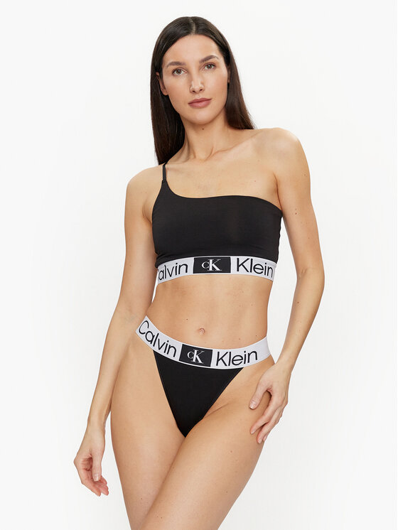 Calvin Klein Underwear Calvin Klein Underwear Stringi 000QF7721E Melns