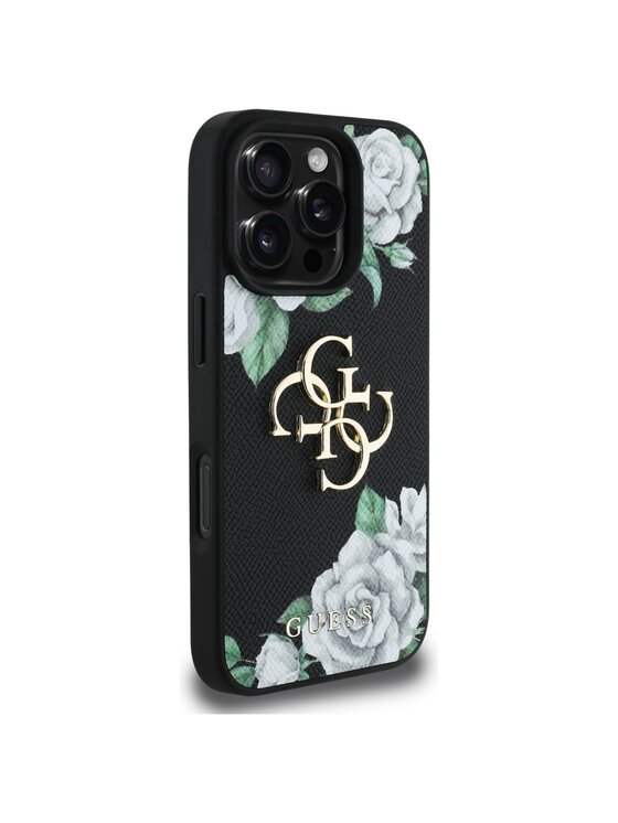 Guess Guess Etui na telefon iPhone 16 Pro Czarny