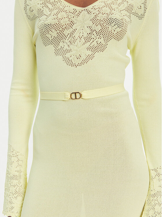 TWINSET TWINSET Трикотажна сукня 251TP3240 Бежевий Regular Fit