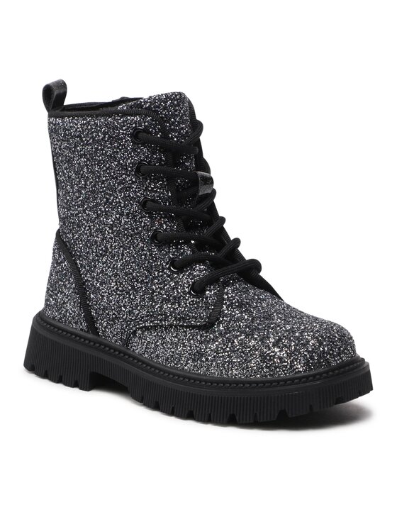 Nelli Blu Nelli Blu Schnürstiefeletten CM211102-32 Silberfarben