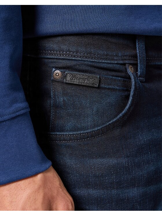 Wrangler Wrangler Jeansy Texas Slim Niebieski Slim Fit