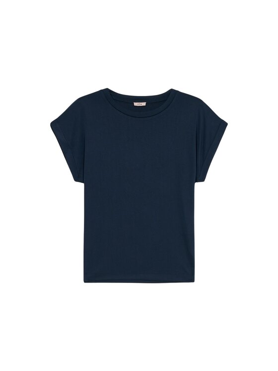 Oltre Oltre T-shirt G305J004203N034 Blu Regular Fit