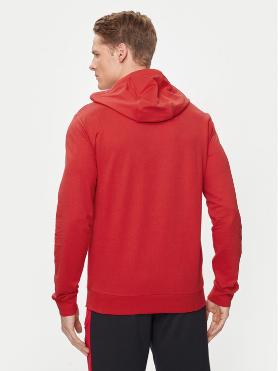 EA7 Emporio Armani EA7 Emporio Armani Mikina 8NPM18 PJ05Z 1461 Červená Regular Fit